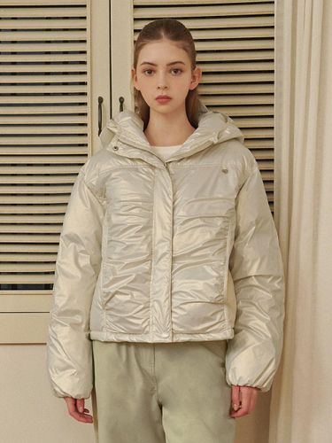 Glossy Down Semi-Length Puffer Jacket - MICANE - Modalova