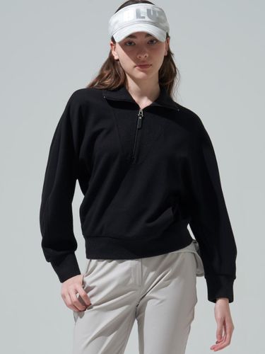 Raglan Sleeve Half-Zip Premium T-shirt [] - BLUDOT - Modalova