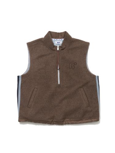 Overfit Wool Cashmere Half-Zip Vest [] - BLUDOT - Modalova