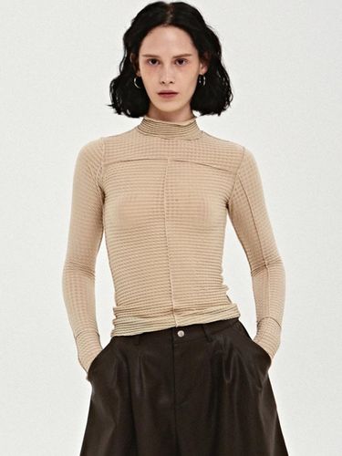 High Neck Layered Stitch Top [] - NICK&NICOLE - Modalova