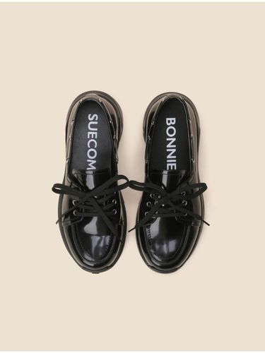 Premium Leather Contemporary Loafer Sneakers [] (DG4DS25091BLK) - SUECOMMA BONNIE - Modalova