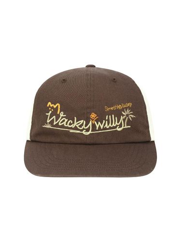 Cotton Panel Palm Tree Cap [BROWN] - Wacky Willy - Modalova