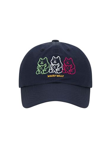 Nylon Ribbed Premium Ball Cap [Navy] - Wacky Willy - Modalova