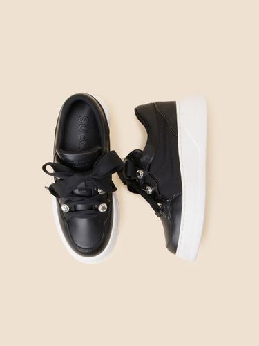 Jewelry Ribbon Platform Sneakers [] (DG4DS25021BLK) - SUECOMMA BONNIE - Modalova