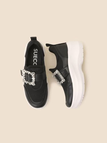 Platform Jeweled Buckle Slip-on Sneakers [] (DG4DS25062BLK) - SUECOMMA BONNIE - Modalova