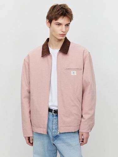 Unisex Vintage Canvas Work Jacket [Dusty Pink] (UDJU5A110P1) - Dunst for MEN - Modalova