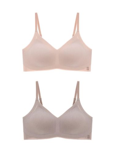 Modal Shellon Wire-free Seamless Daily Bra - PEARLY SHELL - Modalova