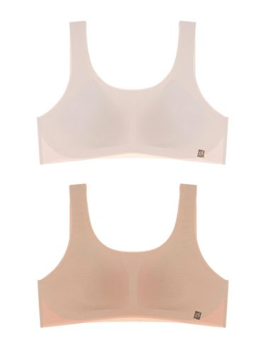 Rayon Shellon Seamless U-neck Bra - PEARLY SHELL - Modalova