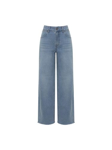 Straight Cotton Mid-Rise Denim Pants (NEJ5SL203) - on&on - Modalova