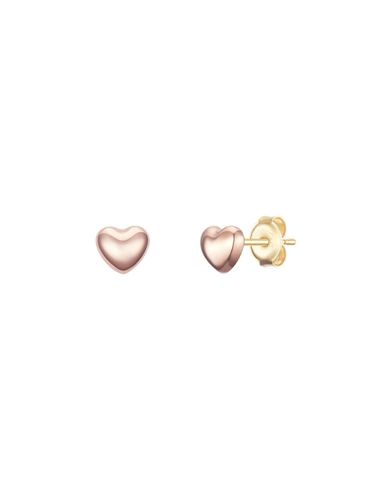 K Rose Gold Heart Delicate Earrings (JJJTE05B1010R40A0) - J.ESTINA - Modalova