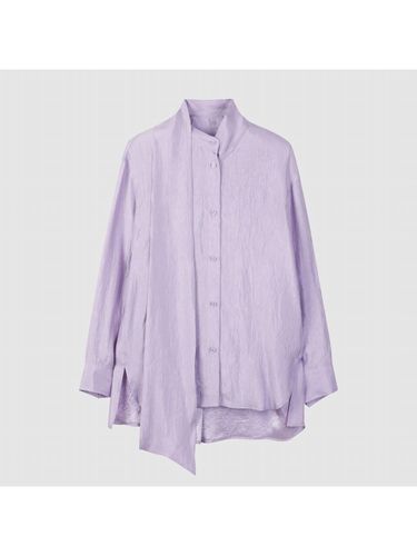 Silky Drape Tie-Detail Blouse [] (NADF7-WRC310_510) - comgen - Modalova