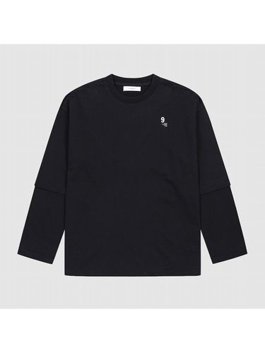 Bottom String Layered Long Sleeve T-shirt [] (NADS1-MKL310_450) - comgen - Modalova