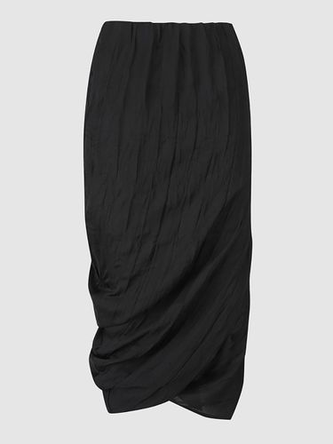 Drape Pleated Midi Skirt (NAEF7-WQS070_450) - comgen - Modalova