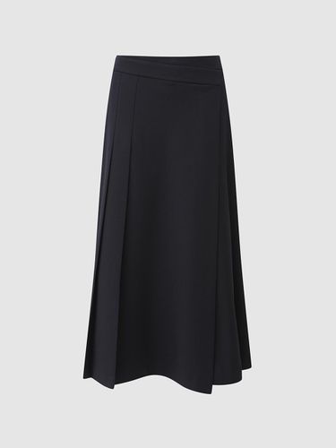 Semi A-line Pleated Wrap Skirt (NAFS1-WQS030_660) - comgen - Modalova