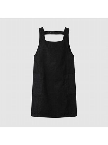 Sleeveless Square Neck Denim Dress [] (NADU5-WOP550_450) - comgen - Modalova