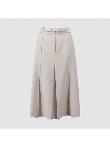 Pleated Semi A-Line Structured Skirt (NADW9-WQS020_120) - comgen - Modalova