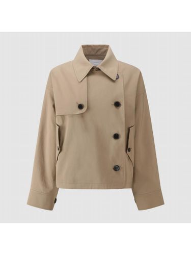 Round Shape Modified Short Trench Coat [] (NADF8-WJK300_150) - comgen - Modalova