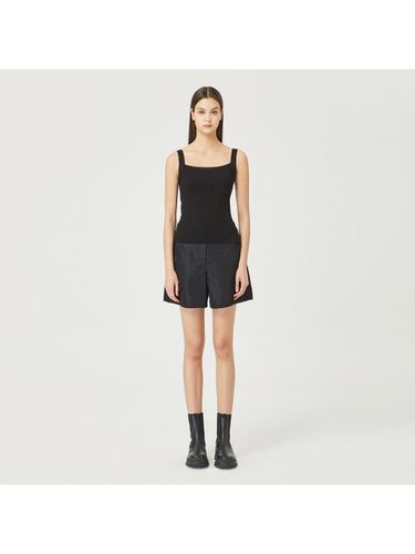 Modified Rib Knit Slim Fit Tank Top [] (NADU4-WSP010_450) - comgen - Modalova