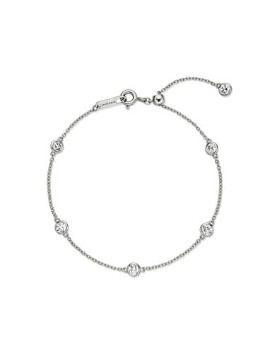 Moissanite Station 10K Adjustable Bracelet [] (HL4B51431W) - hyeres-lor - Modalova