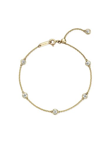 K Moissanite Station Adjustable Bracelet [ Gold] (HL4B51431Y) - hyeres-lor - Modalova