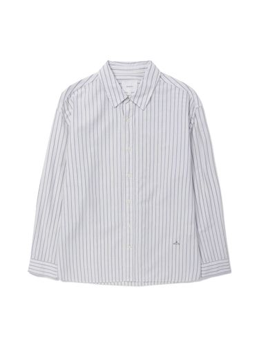 Overfit High-Density Japanese Cotton Stripe Shirt [] (ERSFM25101BUL) - EPIGRAM - Modalova