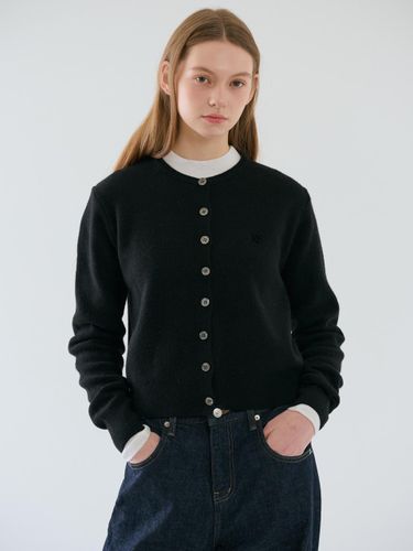 RVS Round Neck Wool Blend Cardigan [] - RAVEROUS - Modalova