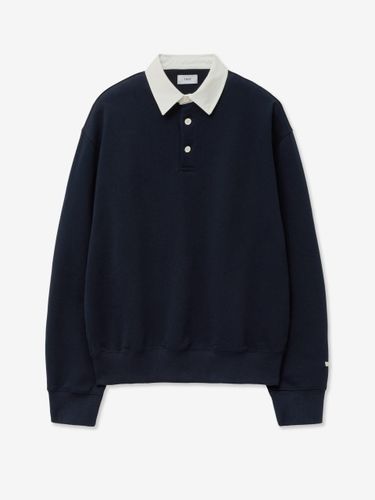 Semi-Overfit Collar Sweatshirt [Navy] (TNTS5E102N2) - TNGT - Modalova