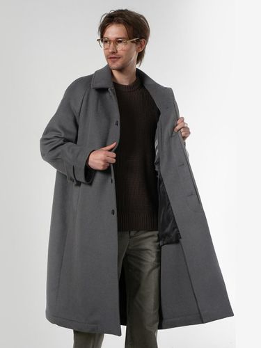 Wool Cashmere Balmacaan Coat - birbante - Modalova