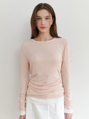 Smoothie Tencel Boat Neck T-shirt [] - RE_L - Modalova