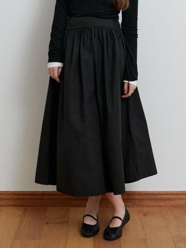 Shirring Heidi Skirt [Black] - RE_L - Modalova