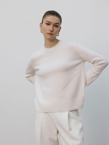 Cashmere 100% Crewneck Knit Top [] - Mare di mari - Modalova