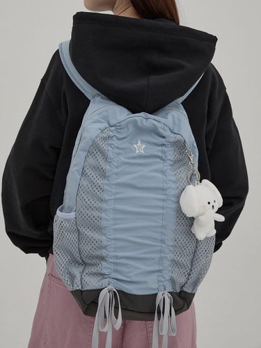 Mesh Two-Tone Sporty Backpack [Sky Blue] - WAIKEI - Modalova