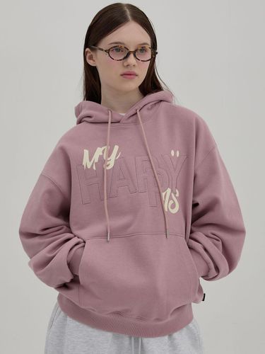 Oversized Unisex Cotton Blend Hoodie T-shirt [Pink] - WAIKEI - Modalova