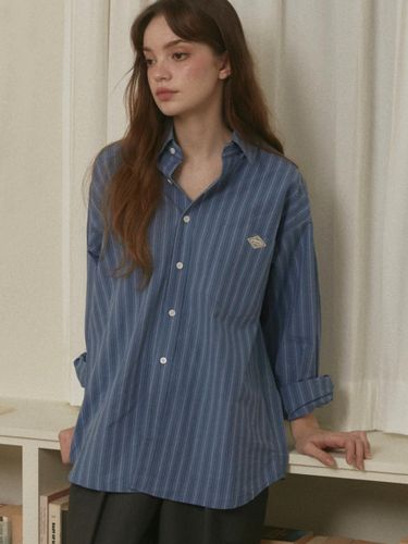 Classic Stripe High-Density Cotton Shirt [] - lesatelier - Modalova