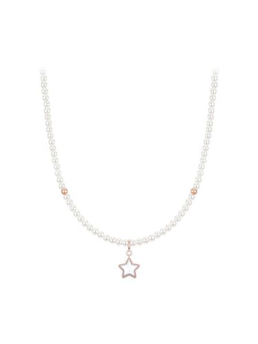 Pearl Beaded Crystal Two-Piece Necklace Set (SET-J0-0912) - J.ESTINA - Modalova