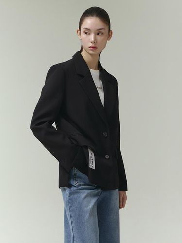 Polyester Slim Fit Single Button Jacket ITP3YJK310 (2COLOR) - IT MICHAA - Modalova