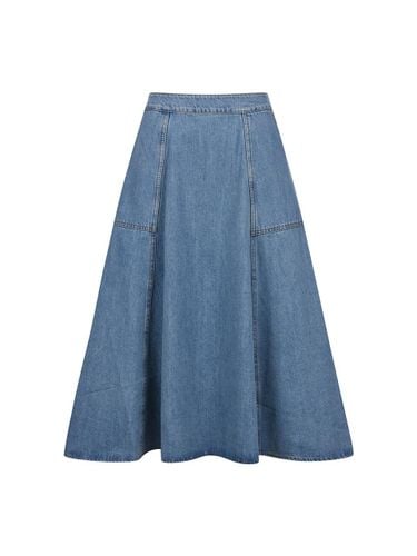 Denim A-line Full Skirt [] (DJ5SS139) - COIINCOS - Modalova