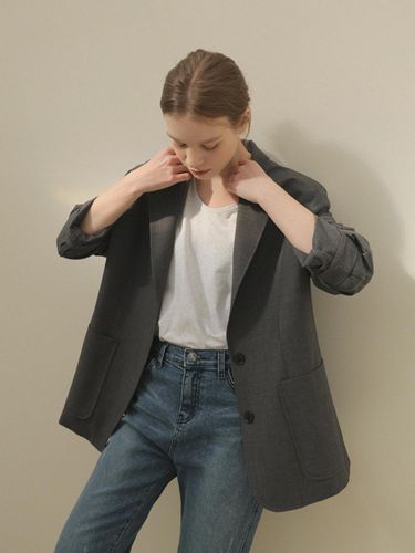 Premium Light Wool Four-Way Stretch Jacket [] - ROOMPACKER - Modalova