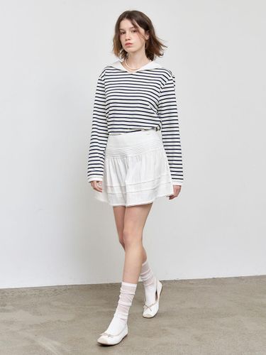 Sailor Stripe Cotton Long Sleeve T-shirt [NAVY] (WBE1L01515) - GENERAL IDEA - Modalova