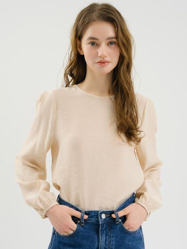 Daily Puff Pleated Shoulder Blouse - ANEDIT - Modalova