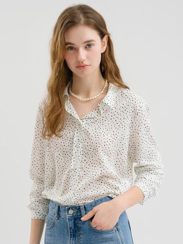 Dots Standard Polyester Regular Fit Blouse - ANEDIT - Modalova