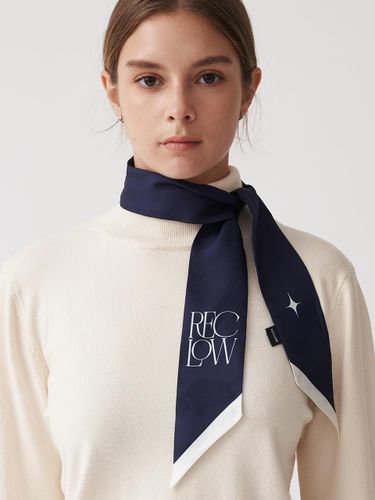 Silk Limited Edition Long Scarf [Navy] - RECLOW - Modalova