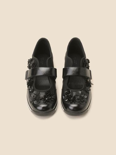 Flowerbomb Mary Jane Leather Sneakers [] (DG4DS25033BLK) - SUECOMMA BONNIE - Modalova