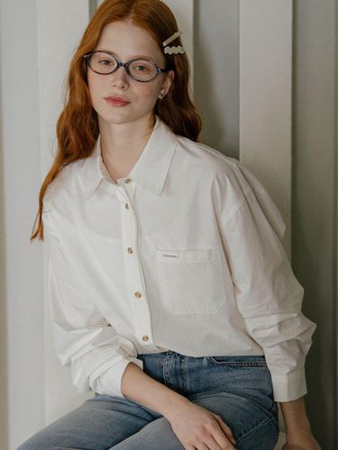 Button Point Placid Cotton Shirt [Ivory] - KNOWN BETTER - Modalova