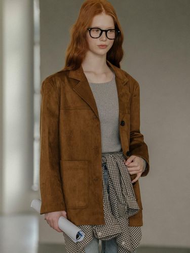 Soft Vegan Regular Fit Jacket [Brown] - KNOWN BETTER - Modalova