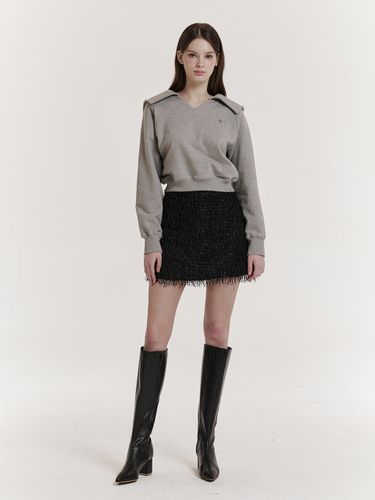 ★GRACE U★2024FW★Adia Wool Skirt★2色 Shop - Tops - GRACE U