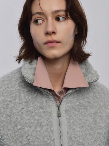 Nylon Wrap Tuck Detail Shirt [PINK] - EVOKE ERA - Modalova