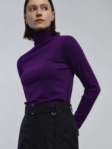 Wool Tencel Slim Span Turtleneck T-shirt [] - EVOKE ERA - Modalova