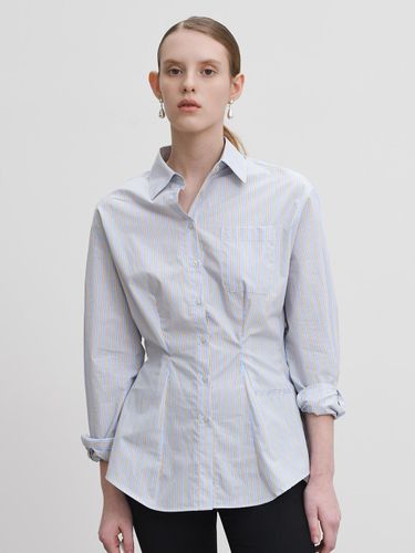 Cotton Striped Slimline Shirt [] - EVOKE ERA - Modalova