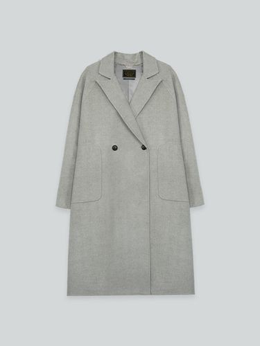 Handmade Double-Button Wool Cashmere Coat [] - The milui - Modalova